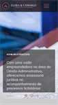 Mobile Screenshot of floraecamargo.adv.br