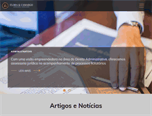 Tablet Screenshot of floraecamargo.adv.br